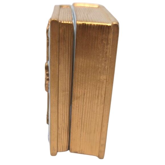 14K Gold Cross Pendant with Drape Vintage Religious Jewelry - Picture 3 of 5